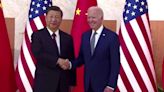 Joe Biden and Xi Jinping shake hands ahead of G20 meeting