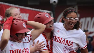 Indiana softball’s Alex Cooper launches pair of home runs, guides Hoosiers to comeback win
