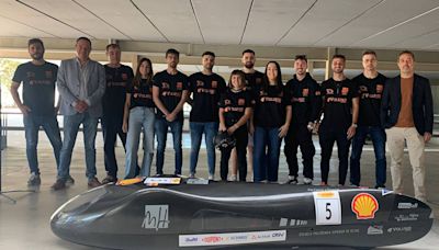 Presentación del ‘Dàtil’24’, un vehículo de ultra-bajo consumo con el que estudiantes de la UMH participarán en el concurso ‘Shell Eco-Marathon’