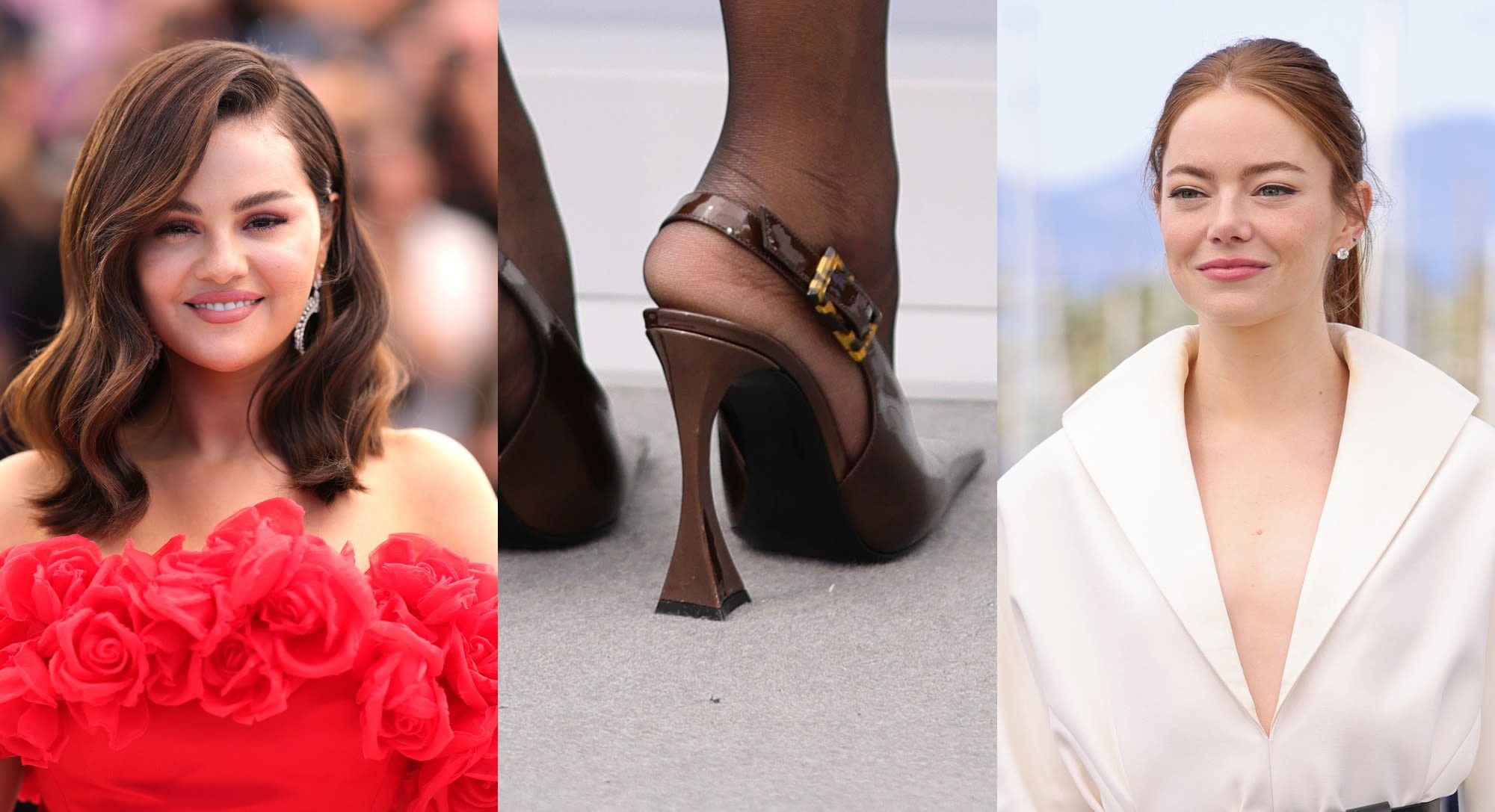 Slingbacks at Cannes Film Festival: The 1950s Shoe Style Trends With Selena Gomez, Uma Thurman and Hunter Schafer