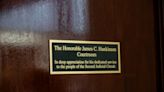 James Hankinson honored: The late circuit judge's old courtroom now named after him