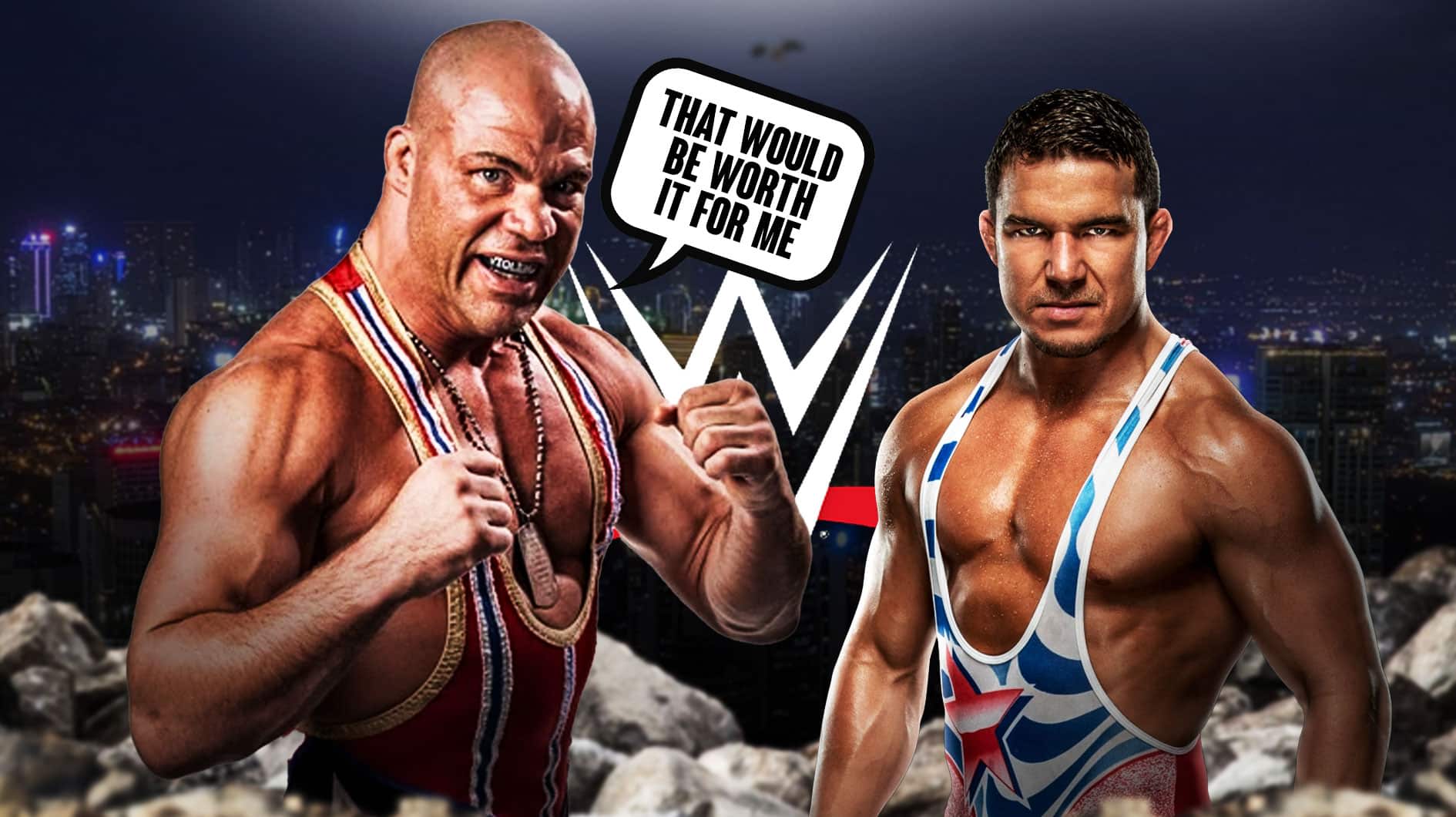 Kurt Angle knows the perfect way to get Chad Gable over as a heel: Kurt Angle