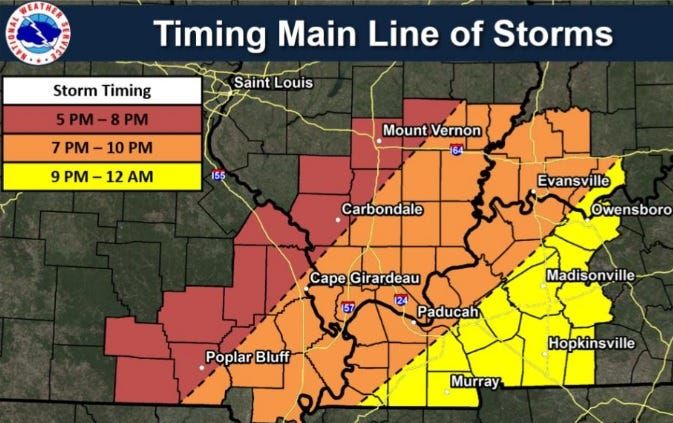 Severe weather expected Thursday evening. Here's what forecasters are saying.