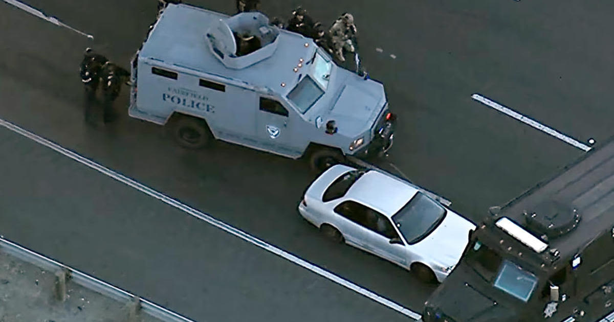 Freeway shooting suspect who shot self in Fairfield I-80 standoff still in critical condition