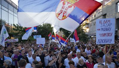 Thousands rally across Serbia to protest against EU lithium excavation deal