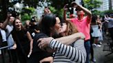 Cheers, Kisses, and Wild Celebrations Erupt Outside Courthouse as Trump Is Convicted