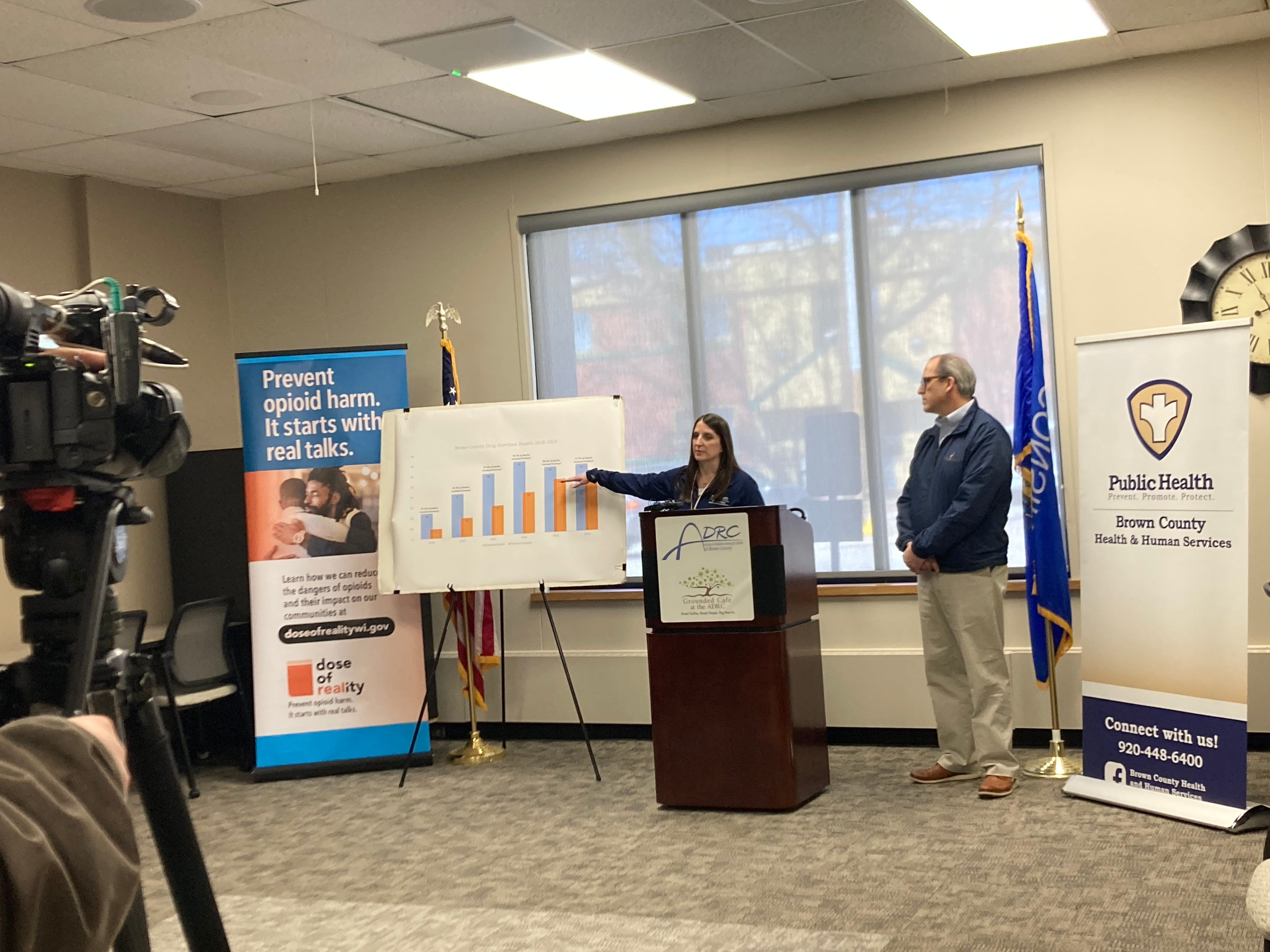 Fentanyl leads to most overdose deaths in Brown County. Officials take steps to curb opioid overdoses.