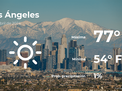 Los Ángeles: pronóstico del tiempo para este martes 16 de abril - La Opinión