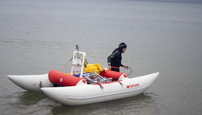 The Shark, 61, bids to swim Lake Michigan again