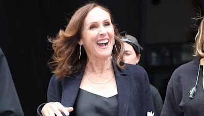 Molly Shannon seen on set of Only Murders in the Building for first time as she joins Eva Longoria and co-stars