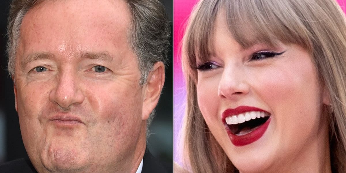 Piers Morgan Scoffs At 'Mean' Friendship Bracelet He Was Given At Taylor Swift Concert