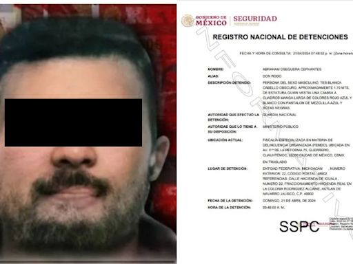 JALISCO | Guardia Nacional detiene a Abraham Oseguera, 'Don Rodo', hermano del Mencho