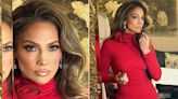 Jennifer Lopez Reveals Photos of Racy Red Dress She Wore to Host Holiday Party with Ben Affleck