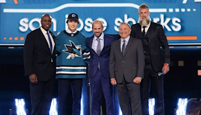 Celebrini officially on Sharks, who draft young star No. 1 overall