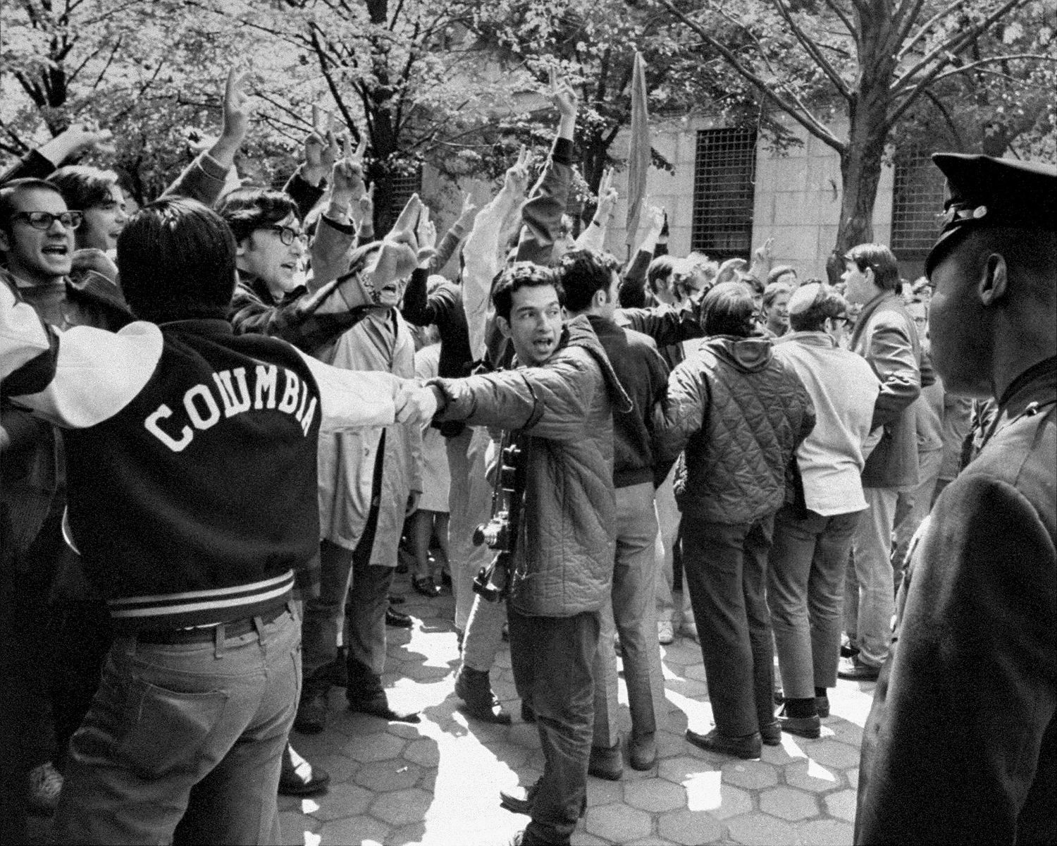 Columbia unrest echoes chaotic campus protest movement of 1968