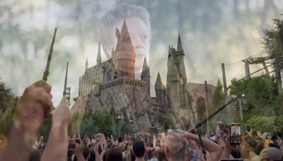 Watch: Harry Potter Fans Raise Their Wands Outside Hogwarts Castle to Pay Tribute to Dame Maggie Smith