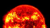 Sun shoots out biggest solar flare in nearly a decade