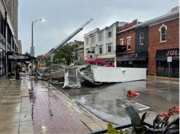 Thousands without power after storm leaves behind path of damage in Joliet