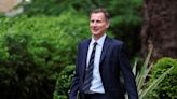 UK finance minister Hunt holds on to seat in parliament election