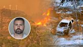 Un carro en llamas desata un masivo incendio forestal en California; ya está preso el responsable