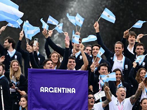 Así fue el ingreso de la delegación de Argentina en la ceremonia de apertura de los Juegos Olímpicos de París 2024