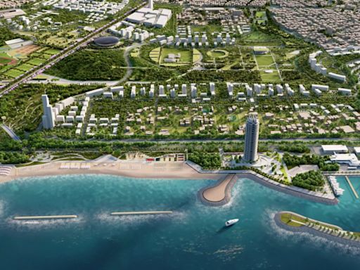 Huge £10billion project to transform capital city with 5-star hotels & 1km beach