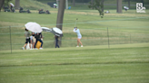 Golfers battle weather in first practice round for US Women's Open