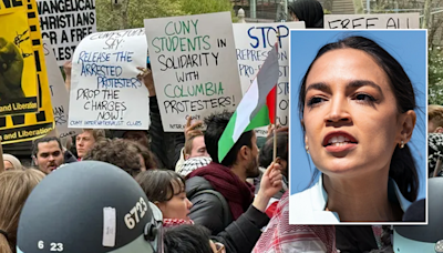 AOC calls Columbia protests 'peaceful', despite rabbi warning Jewish students to stay home