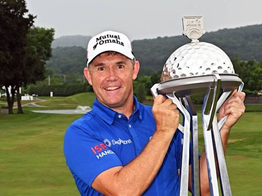 Pádraig Harrington wins Champions Tour event for third year in a row