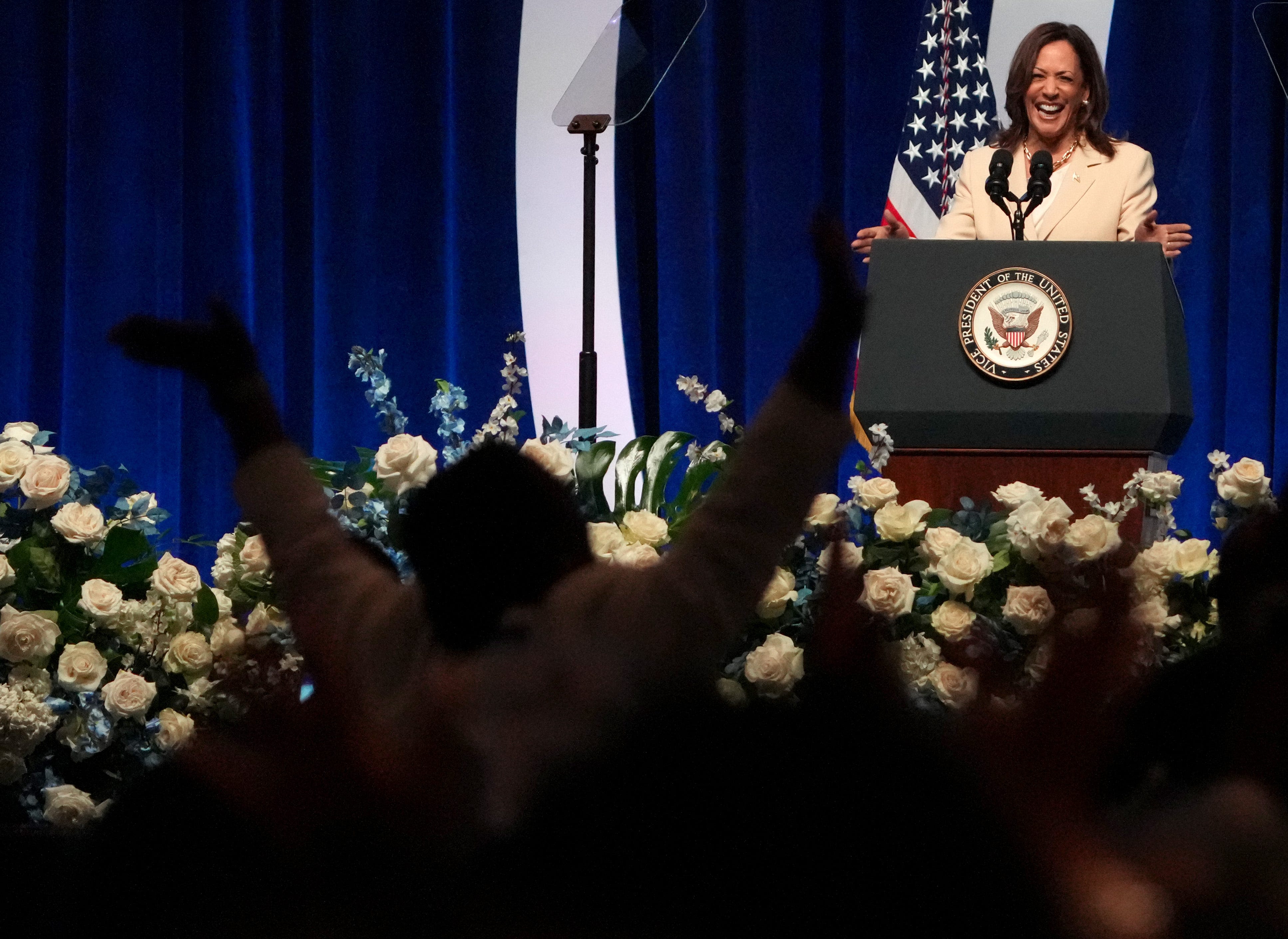 Recap: VP Kamala Harris' visit to Zeta Phi Beta convention in Indianapolis