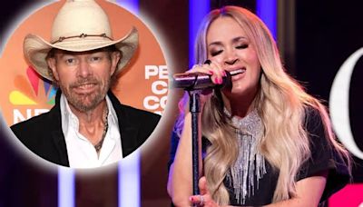 Carrie Underwood Honors Toby Keith With Gorgeous ‘Should’ve Been a Cowboy’ [Watch]