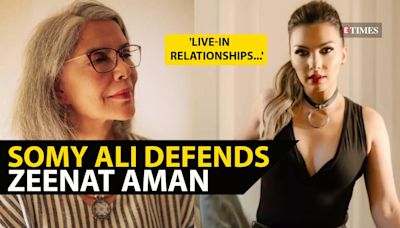 Somy Ali backs Zeenat Aman's stance on live-in relationships: 'Divorce rate in India & Pakistan...' | Etimes - Times of India Videos