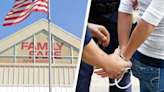 Woman living inside grocery store sign for a year finally caught as police say they've 'never seen anything like it'