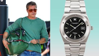 Brad Pitt Showed Off a Stunning Vintage Watch at the Hungarian Grand Prix