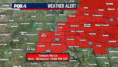 Dallas weather: Wednesday Tornado Watch expires for North Texas