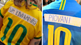Imagens publicadas na web debocham de Neymar e reverenciam Piovani como craque da Seleção