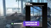 Video no muestra desprendimiento de plafones del techo del AIFA; fue en aeropuerto de España
