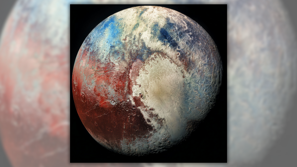 Fact Check: About That Brightly Colored Viral Image of Dwarf Planet Pluto Circulating Online