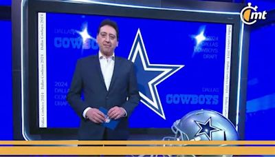 Enrique Burak anunció uno de los picks de los Dallas Cowboys en el Draft de la NFL