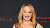 Kylie Minogue joins the sheer fashion trend with nude see-through dress