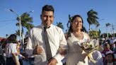 Un total de 200 parejas contraen matrimonio en una boda masiva en Nicaragua