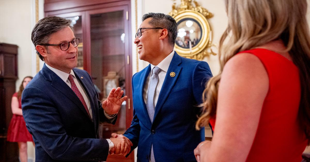 Johnson officially swears in Vince Fong as McCarthy's replacement