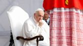 Popes who resign are humble, Francis says in central Italy visit