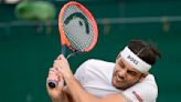 Taylor Fritz tells his Wimbledon opponent, Arthur Rinderknech, to 'have a nice flight home'