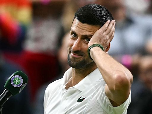 What time is Novak Djokovic playing at Wimbledon today against Alex de Minaur?