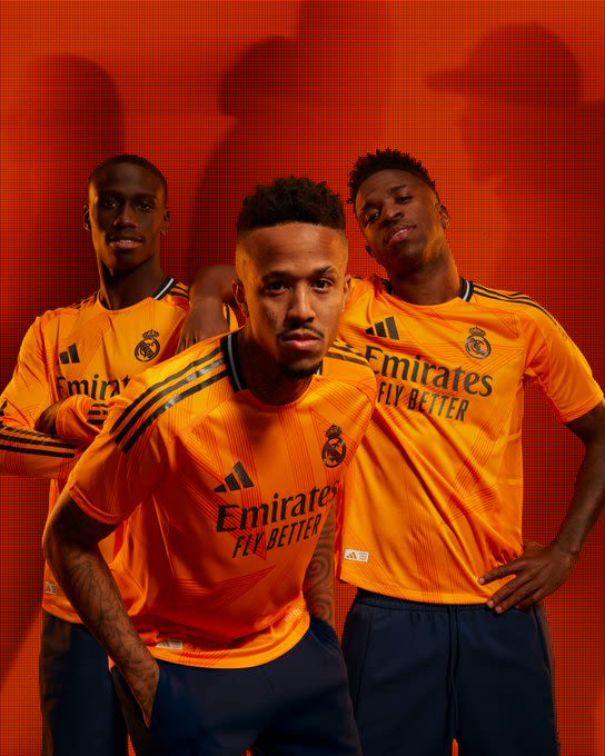 Kylian Mbappe features as Real Madrid release bold new away kit