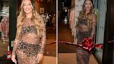 Love Island star Samantha stuns in see-through dress at clothing launch