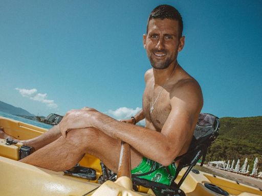 Novak Djokovic's Olympic prep includes clay-court practice and a boating break | Tennis.com