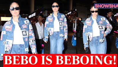 Kareena Kapoor Khan Nails Denim On Denim Trend As She Ups The Style Quotient While Traveling; WATCH - News18