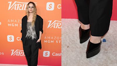 Joey King Rewears Naked Wolfe Platforms at Variety Power of Young Hollywood Event